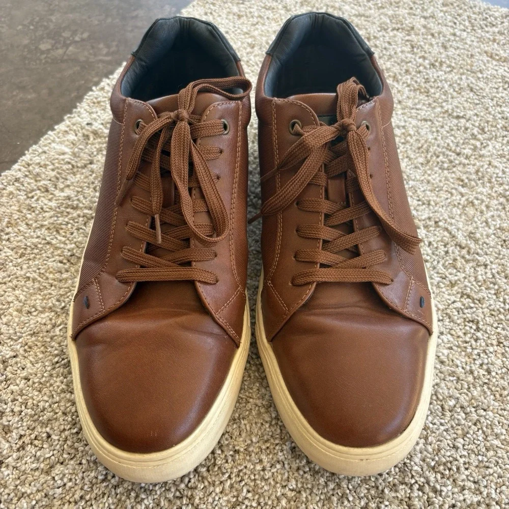 Ashford Hayes Men's Business Casual Shoes Brown Leather Size 11M